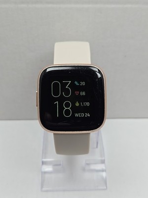 Fitbit Versa 2 Smartwatch Pink 40mm Alexa WR50M Always On Display No Charger