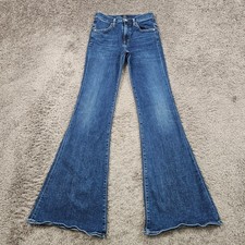 Citizens of Humanity Jeans Women 26 Flare Mid Rise Dark Wash Stretch Super 24x35