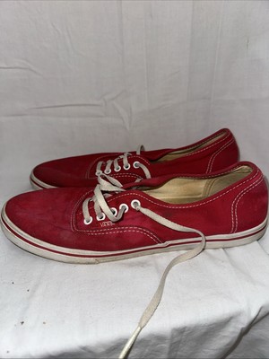 VANS TB4R Off the Wall Men 7 Women 8.5 Classic Skate Shoes Low Top Sneakers Red