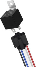 4 Pin Car Relay, 12V 40A SPST Automotive Relay with Harness Socket and 14/16 ...