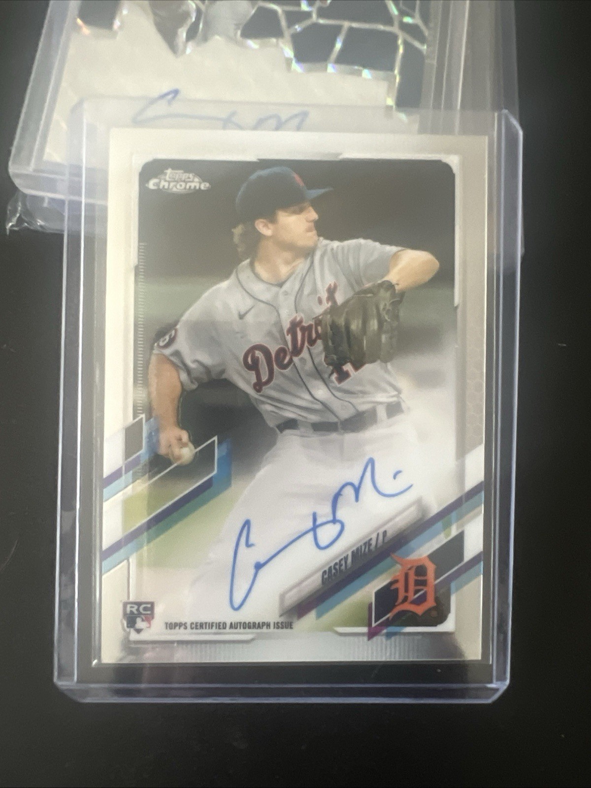 2021 Topps Chrome Rookie Auto #RA-CM Casey Mize - Detroit Tigers RC 🔥📈