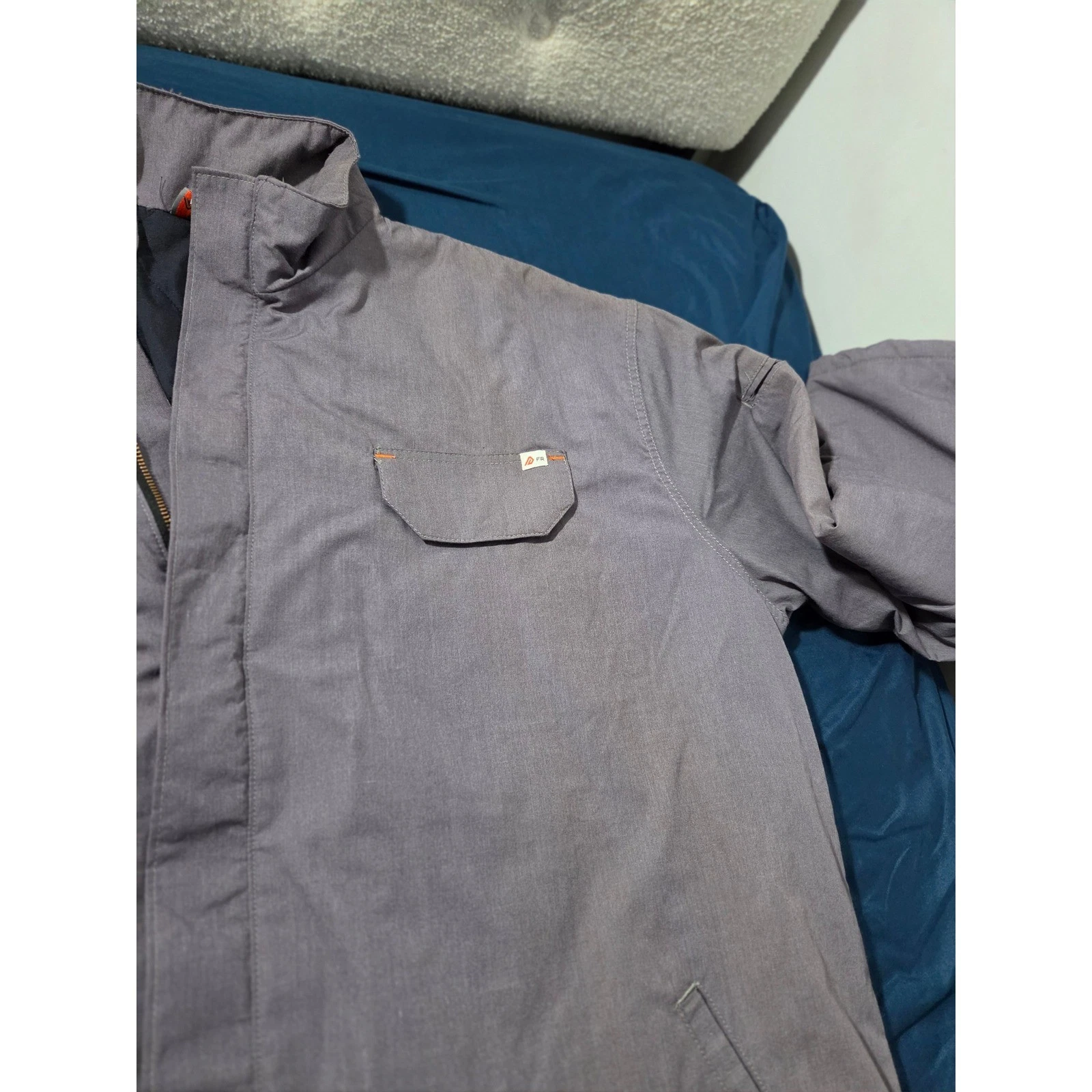 Rasco FR GlenGuard Field Jacket Gray CAT3 Flame Resistant Work Coat 3XL FR8836GY image 5