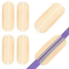 6Pcs Reusable Beige Shoulder Pads Stretchy Adhesive Invisible Shoulder Enhancer
