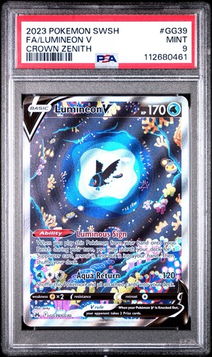 Lumineon V graded PSA 9 for sale on eBay