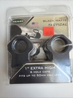 Weaver TACTICAL 6 hole Scope Rings 1" Extra HIGH Mount QD Matte 48351 — photo 1