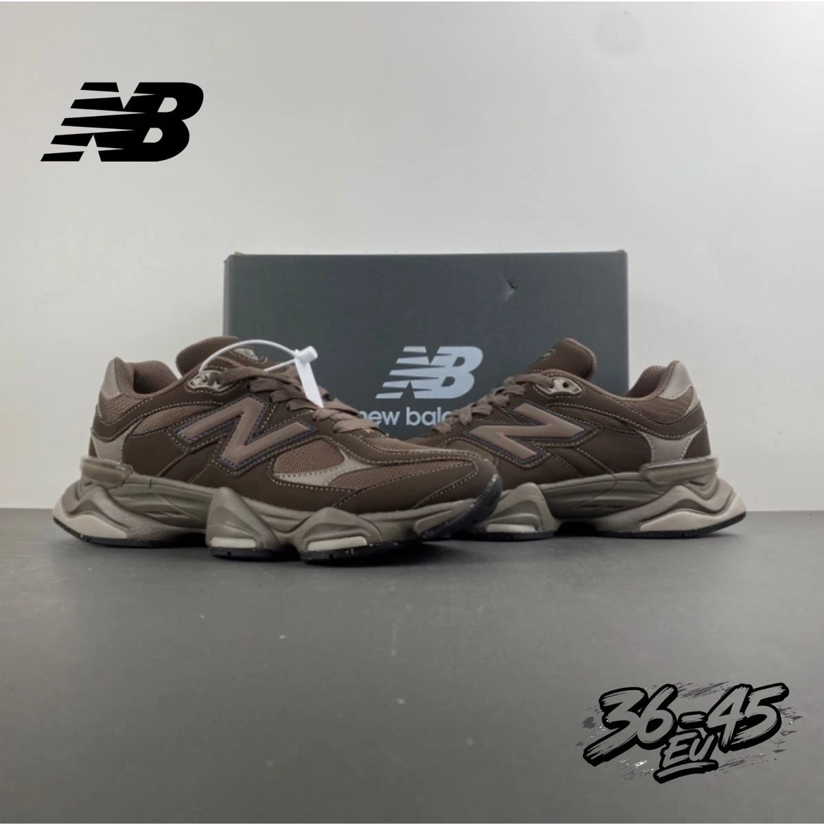 Tenis para hombre New Balance 9060 marrón topo unisex nuevas con caja varios tamaños ✅