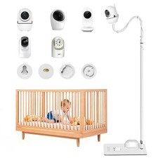 Baby Monitor Floor Stand Holder Mount Compatible for HelloBaby HB65/HB40/HB65...
