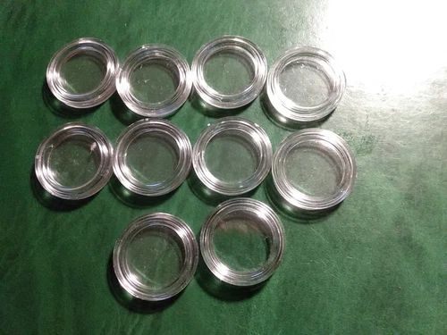 Proof Gold Eagle $10 1/4 ounce empty US mint capsule (NO COIN) LOT OF 10