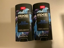AXE Fragrance Blue Lavender Mint Amber Deodorant 2.6 oz New Lot of 2
