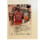 1996-97 NBA Hoops Michael Jordan Superfeats #1 of 10 Chicago Bulls Insert Card