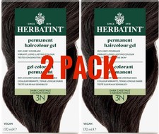 Herbatint 3N Dark Chestnut Hair Colour 170mL Natural, Ammonia-Free Dye - 2 PACK