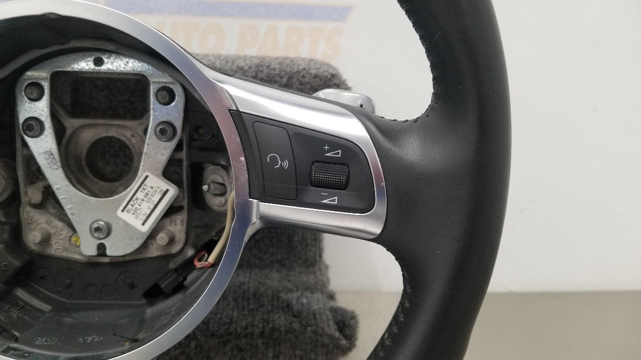 11 AUDI R8 STEERING WHEEL WITH CONTROLS BLACK LEATHER
