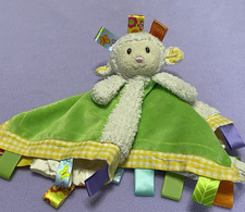 Taggies Signature Mary Meyer Lamb Soft Lovey Colorful Tags Security 13x13