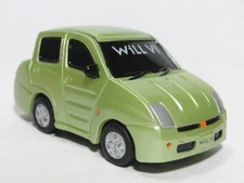 80mm size Atcar WiLL Vi Will Vi Choro-Q type pull-back car miniature car
