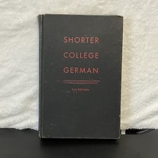 Shorter College German Hardcover Book 1949 Marshall Blakemore Evans Ohio St Univ