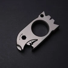 Notorious EDC Atomic Beer Bomb - EXTRA THICK (0.5") Stonewashed Titanium