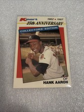 Hank Aaron 1987 Topps Kmart Collector’s Edition #1 Milwaukee Braves Mint