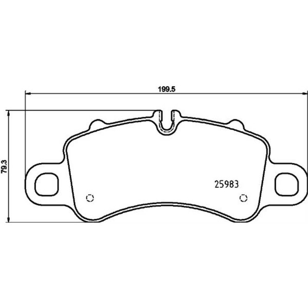 Bremsbelagsatz BremsklöTze Vorne FüR Porsche 911 Cabriolet 992 991 718-image