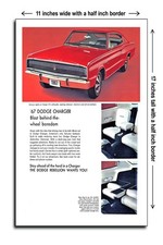 1967 Dodge Charger - 11x17 Poster