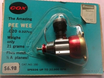Rarität COX 020 PEE WEE Thimble Drome originalverpackt