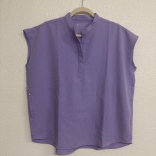 Figs New Size M Rafaela Oversized Scrub Top Lavender Dew Medical Dental Nurse