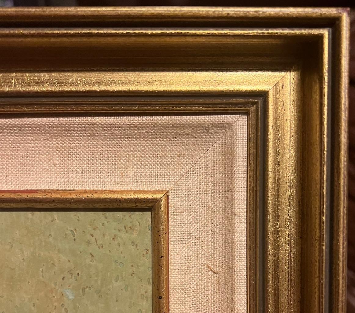 Chiu WENG Chinese Watercolor Painting Kitten Cat Landscape Portrait Framed Asian