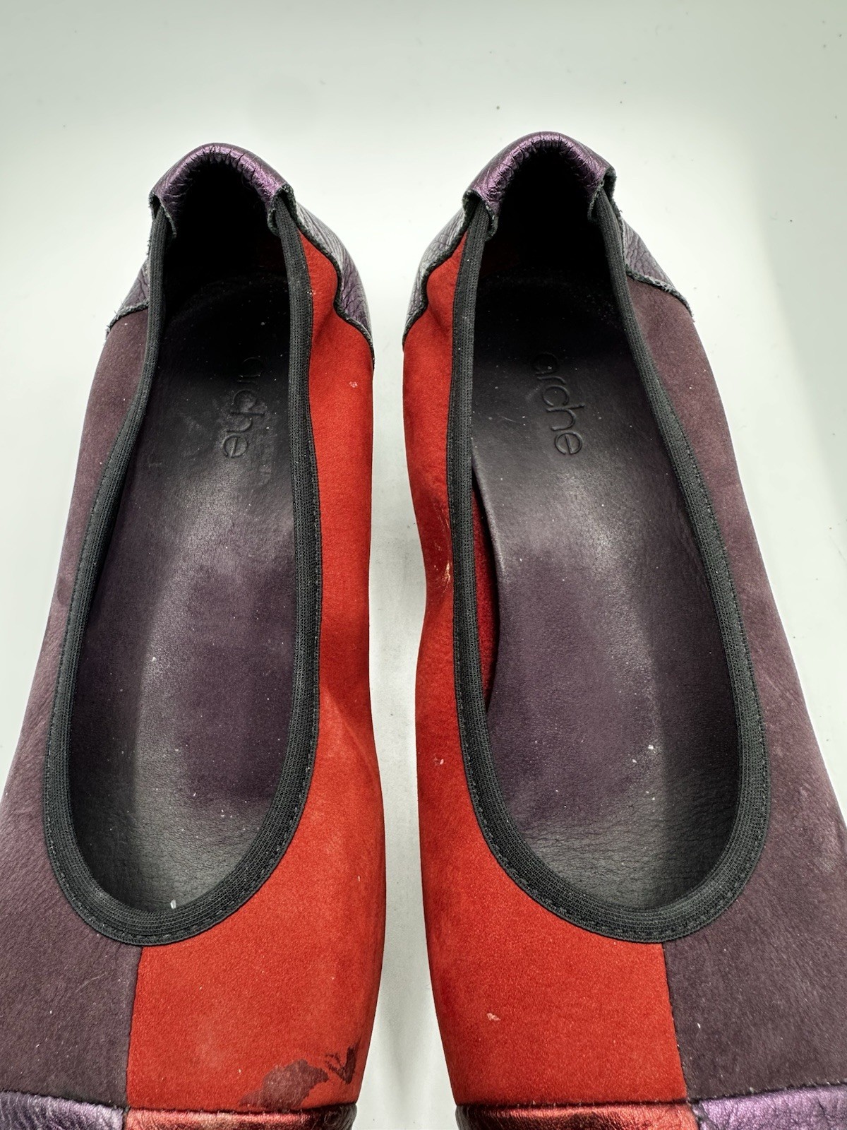 Arche Multicolor Patchwork Leather Loafers Women … - image 7