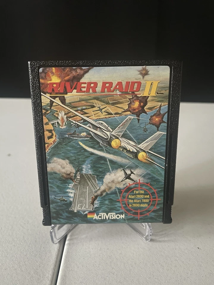 RIVER RAID II - ATARI 2600 GAME - IN BOX NO MANUAL - WORKING - PAL - Image 2 of 4