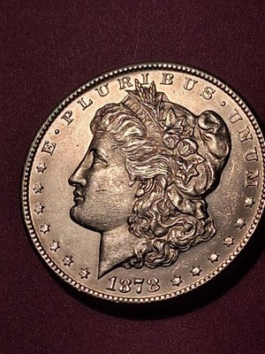 1878-S MORGAN $1 MS+++++/BU/ MIRRORS PROOFLIKE. COLLECTORS CHOICE.