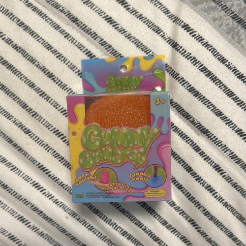 Gummy Drop Orange Squeeze Toy Tactile Sensory Stress Relief for Ages 3+ Years
