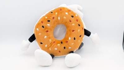 12-inch Running Bagel Plushie / Jeff's Bagel Run 