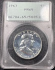 1963 Proof Franklin Half 50c PCGS PR65 OGH Old Rattler Holder