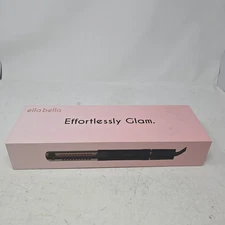 NEW - Black Ella Bella 2 in 1 Cool Air Styler - Straightener and Curling Iron