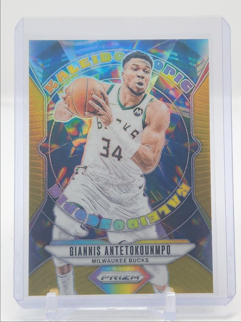 GIANNIS ANTETOKOUNMPO 2024-25 PANINI PRIZM KALEIDOSCOPIC GOLD /10 Q5963