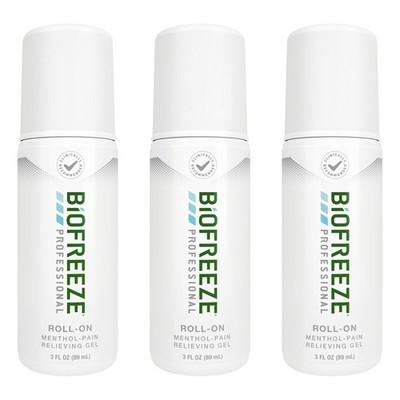 Biofreeze Professional Pain Relief Roll On for Knee, Neck, Hip, Joint,  Shoul...