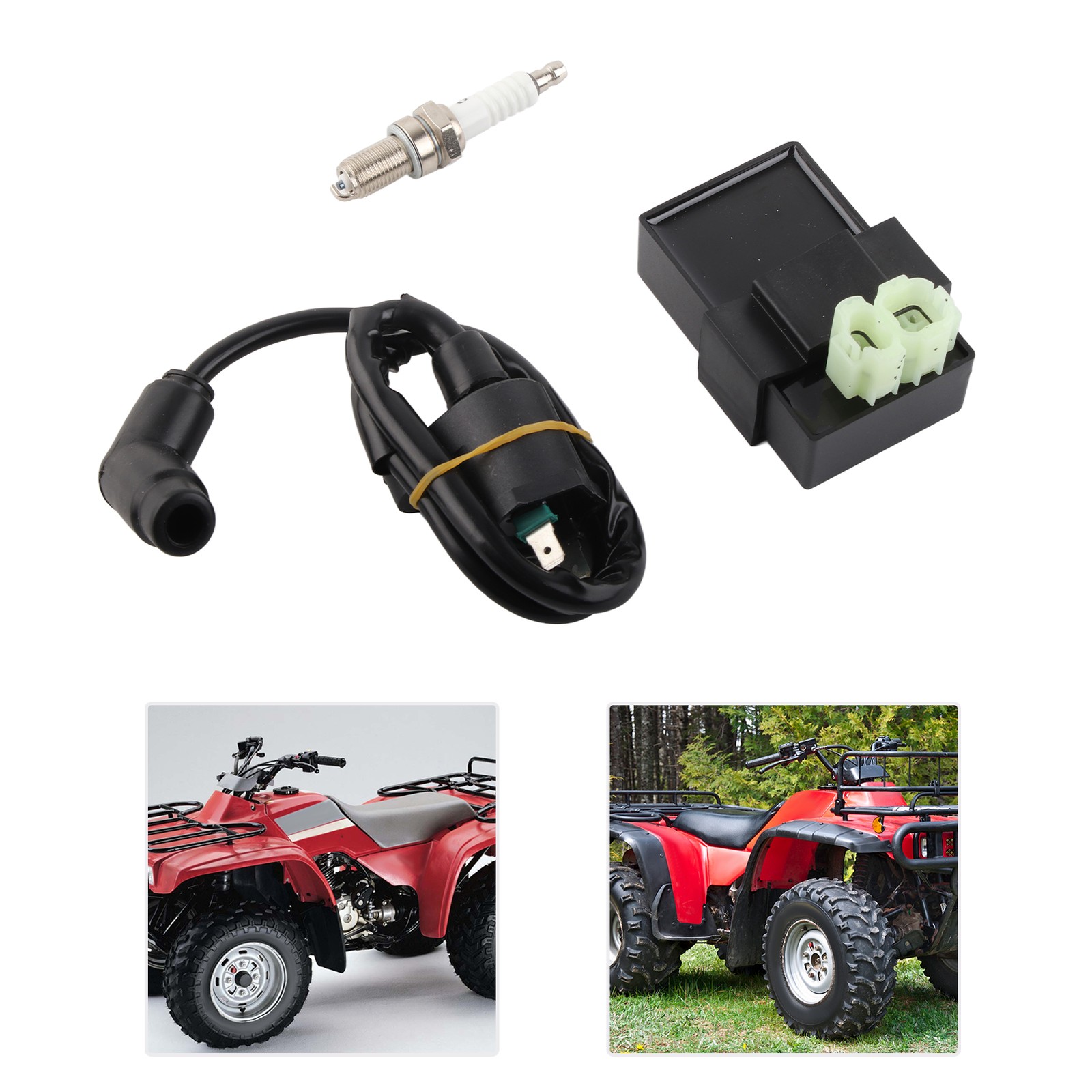 CDI Box Kit With Plug Ignition Coil 30410‑HC4‑770 For FourTrax 300 TRX300