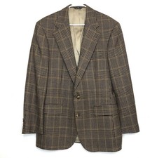 Polo University Club Ralph Lauren Glen Plaid 2 Sport Coat Blazer Jacket 40