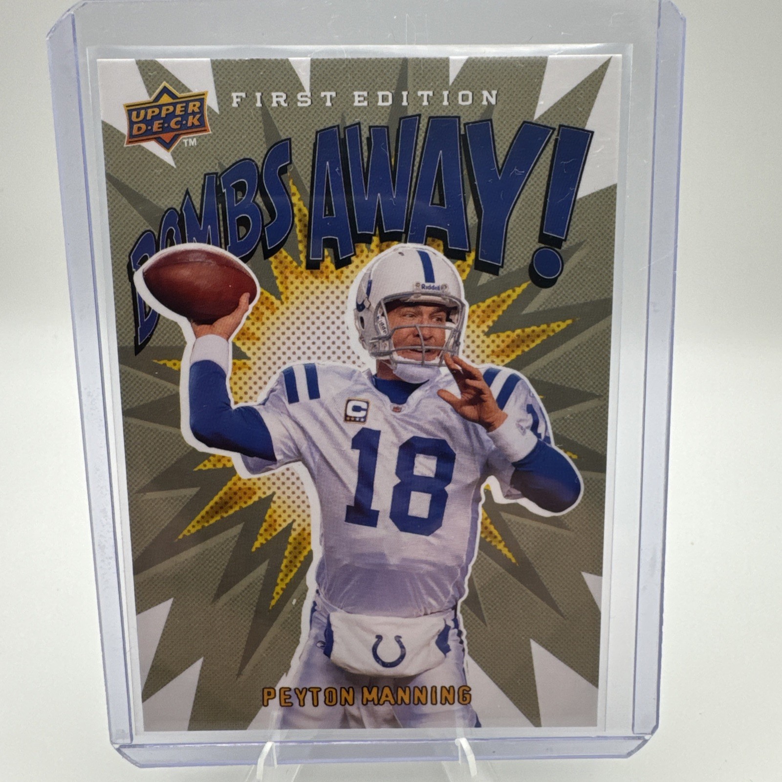 2009 Upper Deck First Edition Bombs Away Peyton Manning BA-12 Indianapolis Colts