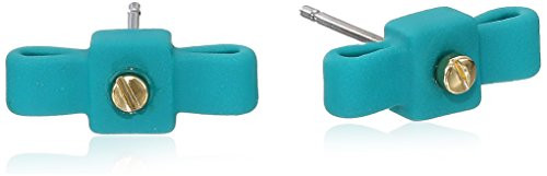 СЕРЬГИ-ГВОЗДИКИ MARC BY MARC JACOBS С ПРОРЕЗИНЕННЫМ ГАЛСТУКОМ-БАБОЧКОЙ M0004822 - WINTERGREEN 6490₽