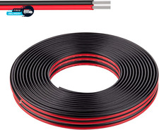 24 Gauge Wire 24 AWG - 32 Foot 2 Pins Tinned Pure Copper Electrical Wire 2468