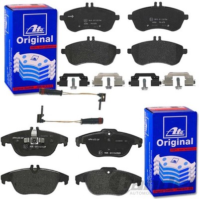 ATE BREMSBELAGSATZ SET VORNE+HINTEN passend für MERCEDES C-KLASSE W204
