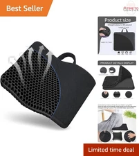 Gel Seat Cushion Breathable Honeycomb Office Car Wheelchair Long Sitting Relief