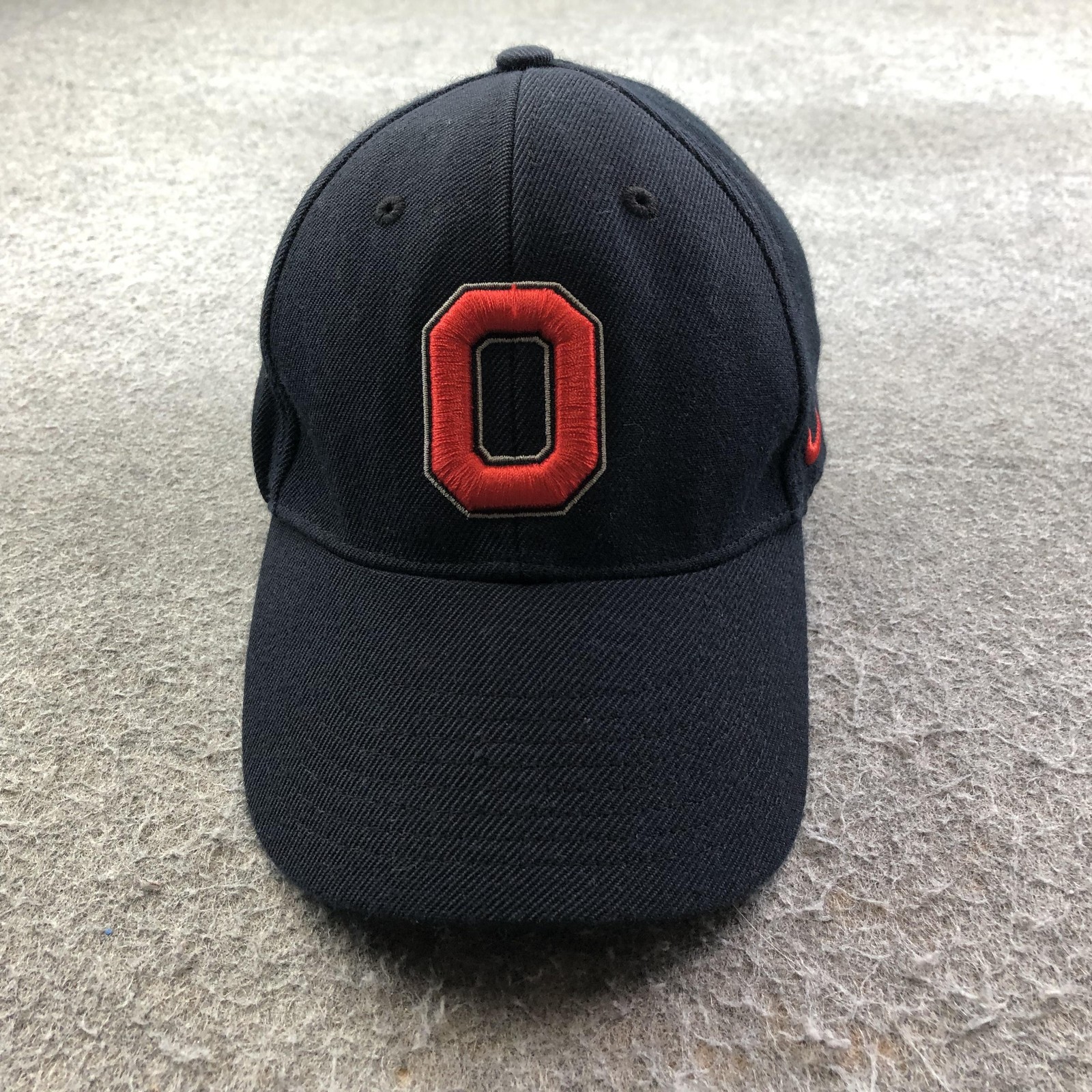 Ohio State Buckeyes Hat Cap Strap Back Mens One Size Black NCAA Football Nike
