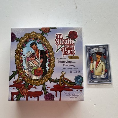 Til Death Do Us Part - Strategy Board Game Kickstarter With Youngster Card Set
