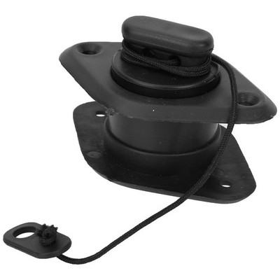 Durable PVC Black Drain Valve For Inflatable Boats Fishing Boat Kayak Accessory・