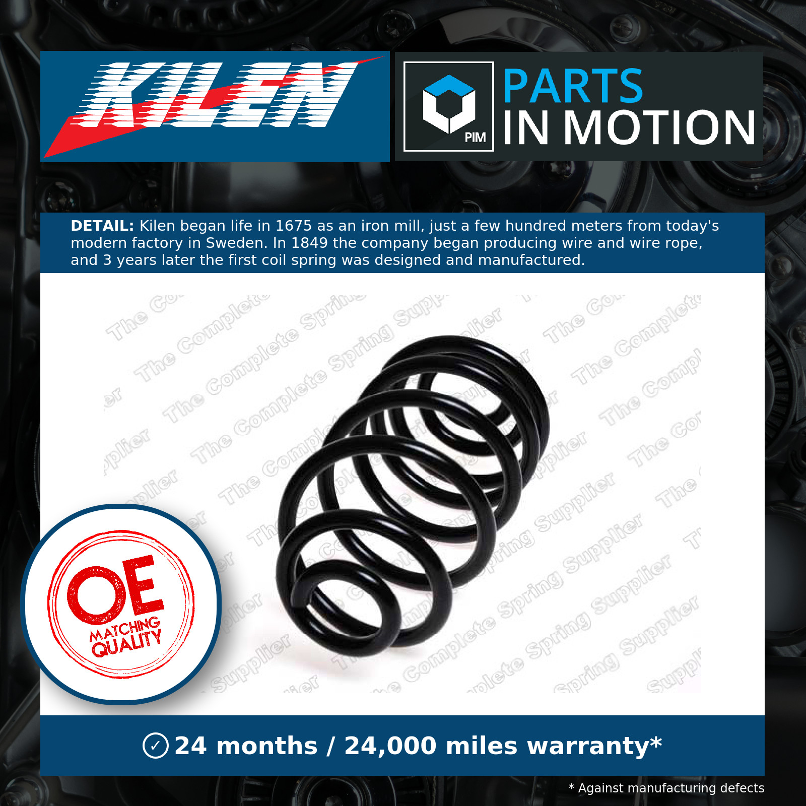 Coil Spring fits VAUXHALL ASTRA H 1.4 Rear 04 to 09 Z14XEP Suspension Kilen New - Image 26