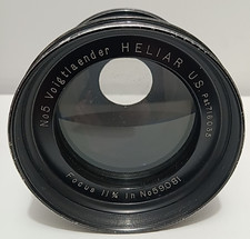 Vintage VOIGHTLAENDER Heliar No. 5 f4.5 11 3/4 Inch Large Format Camera Lens
