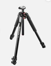 new open Manfrotto 055XPRO3 055 Aluminium 3-Section Tripod w Horizontal Column