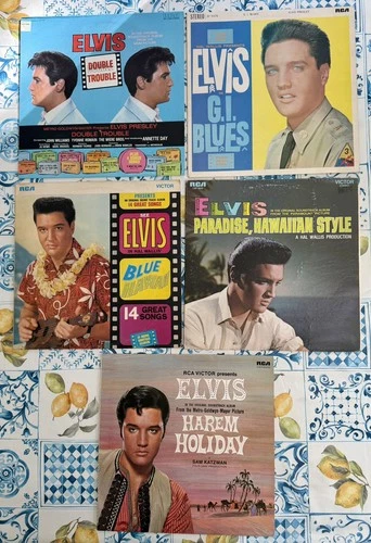 ELVIS PRESLEY Job Lot Vinyl Bundle LP Albums Movie Soundtrack RCA Records EX CON