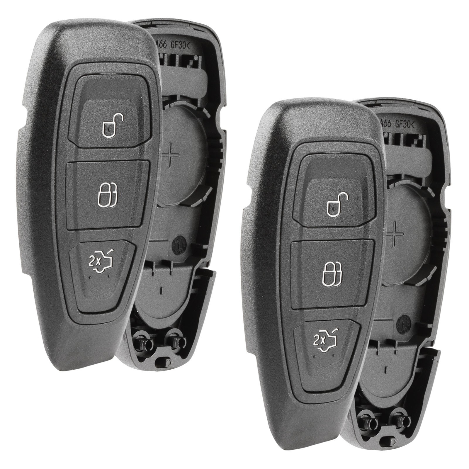 2 Remote Shell Case Pad Replacement No Electronics For Ford 3b (KR55WK48801)